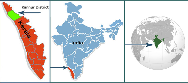 Map of Kerala